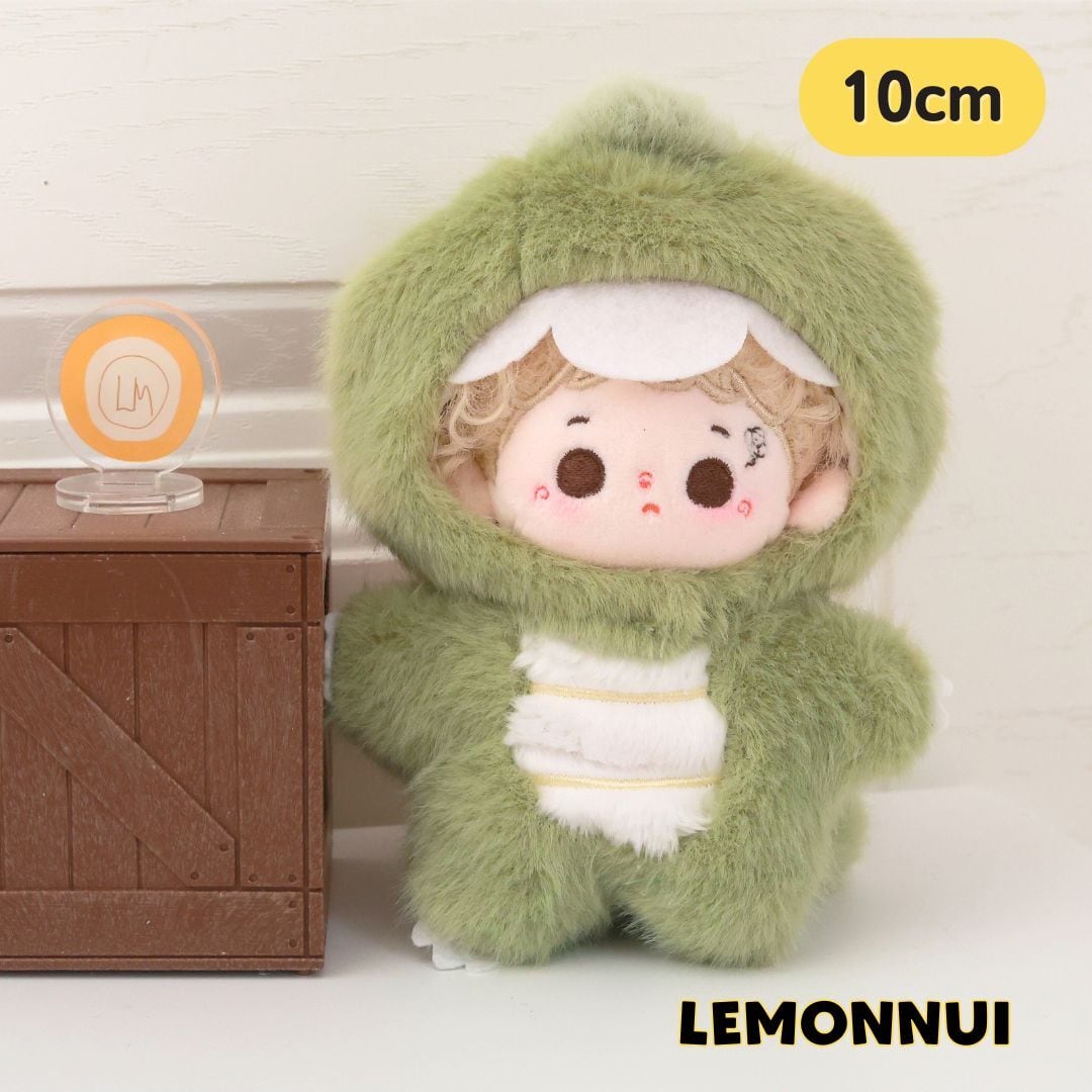 10cm 着せ替え ぬいぐるみ服 ちびぬい もこもこ 恐竜 動物服 推し活