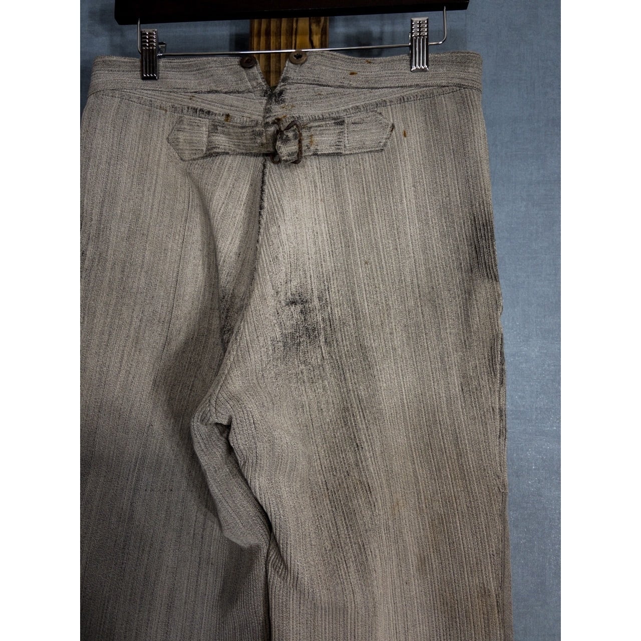 ウトレットストア フレンチgray pique work trousers | wolrec.org
