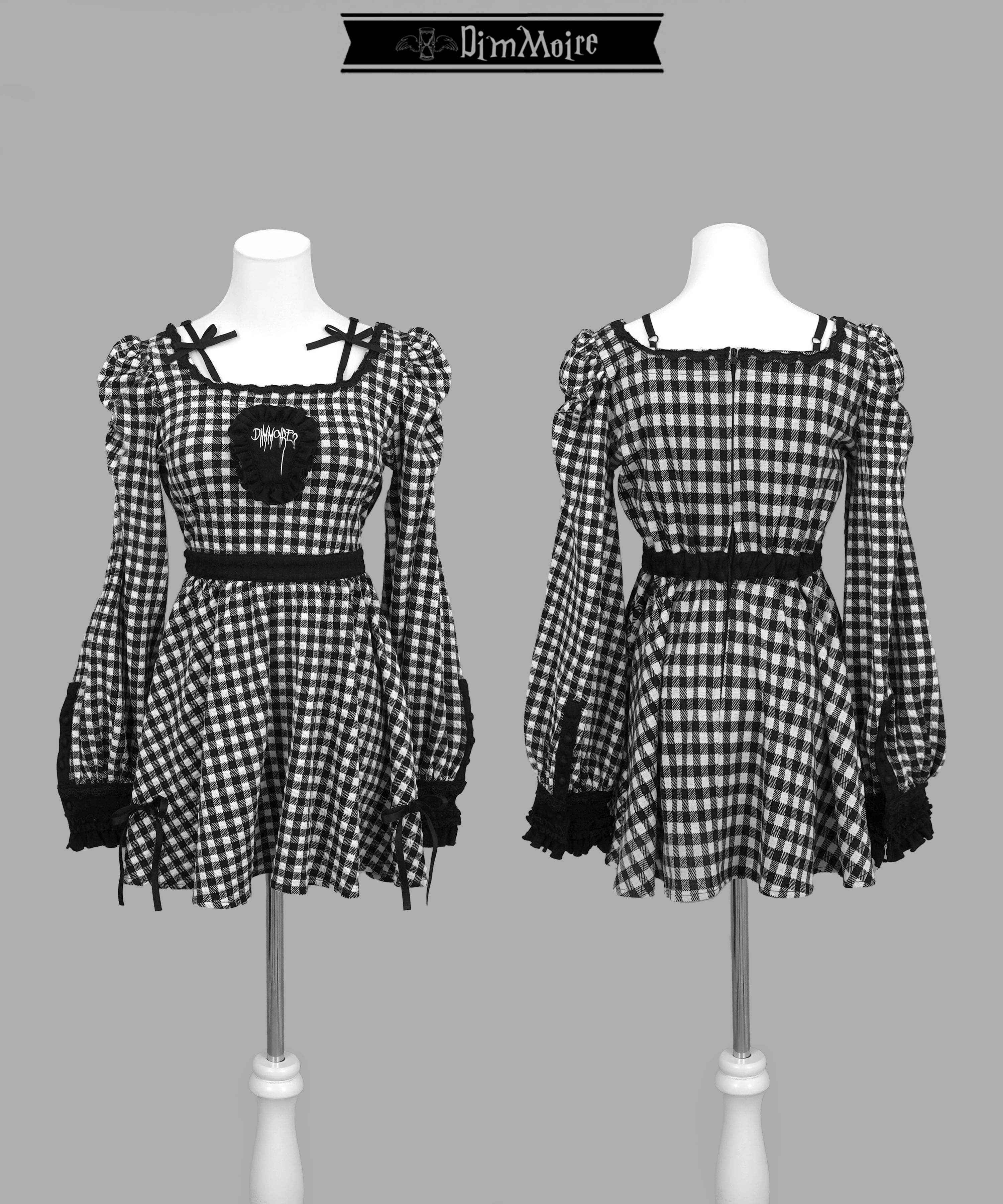 Coffin Dollミニワンピース【チェック】 | DimMoire 