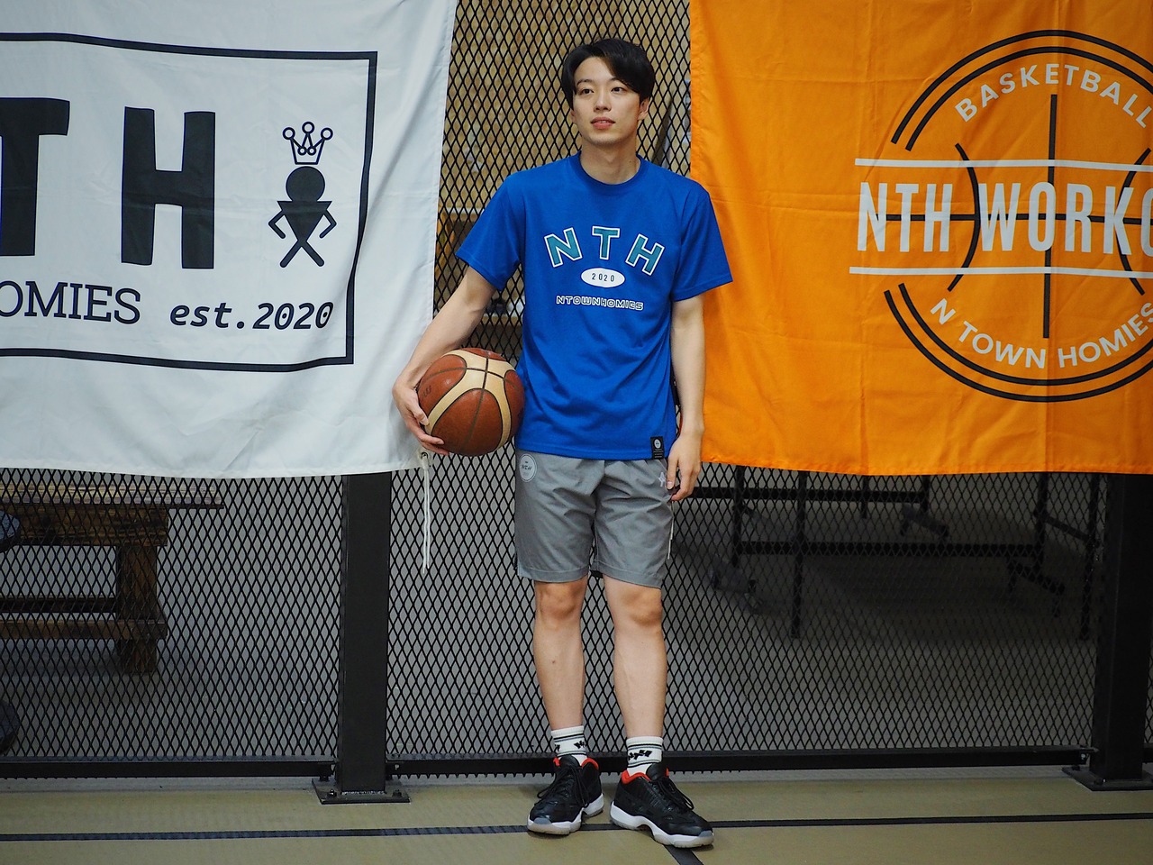 2022 SS “2WAY T-shirt” colour Blue×Indigoblue×White - 3