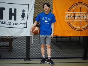 2022 SS “2WAY T-shirt” colour Blue×Indigoblue×White
