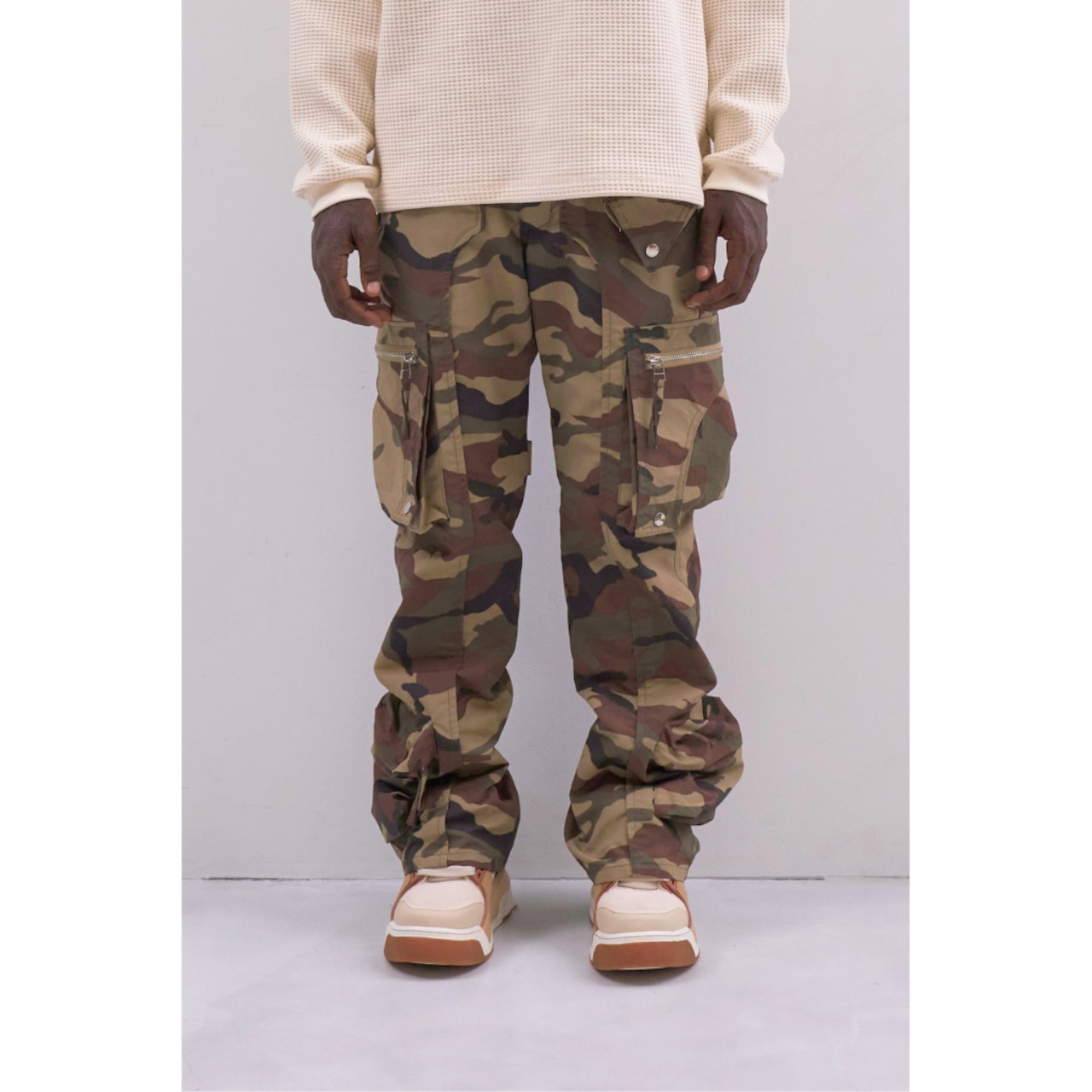 MLVINCE / nylon holster cargo pants camo