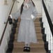 リボンウエストフレアジャンスカ ・79053