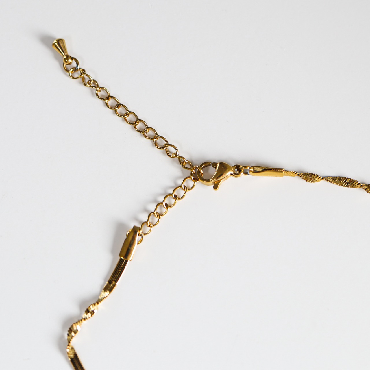 9/18(金)21時新作発売*stainless ribbon necklace