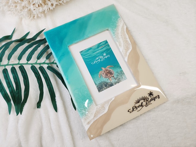 439.オーシャンレジンアート フォトスタンド