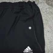 adidas side zip design wide nylon pants