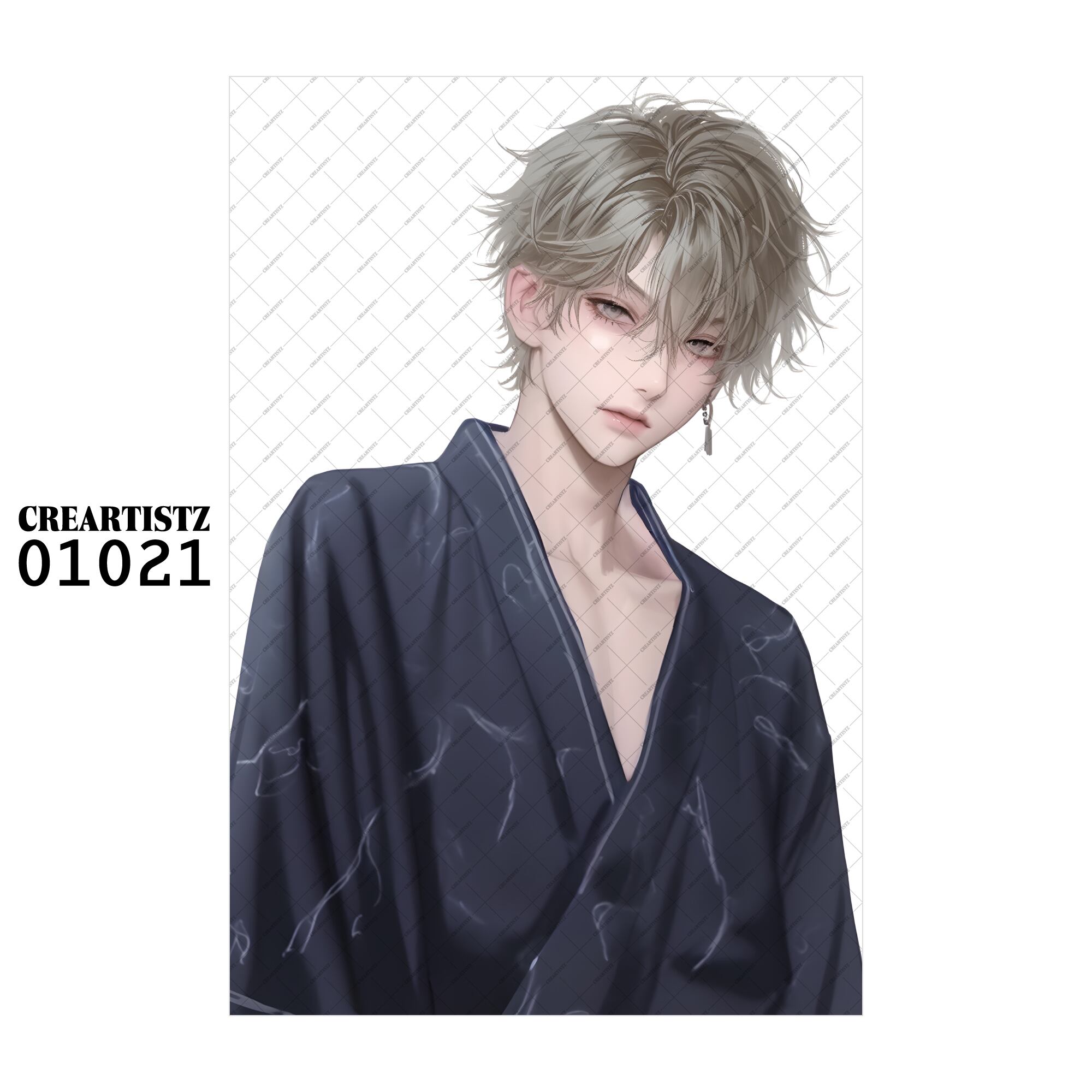 01021 ボーイ クール オリジナル ペーパー/ステッカー 4枚セット CREARTISTZ