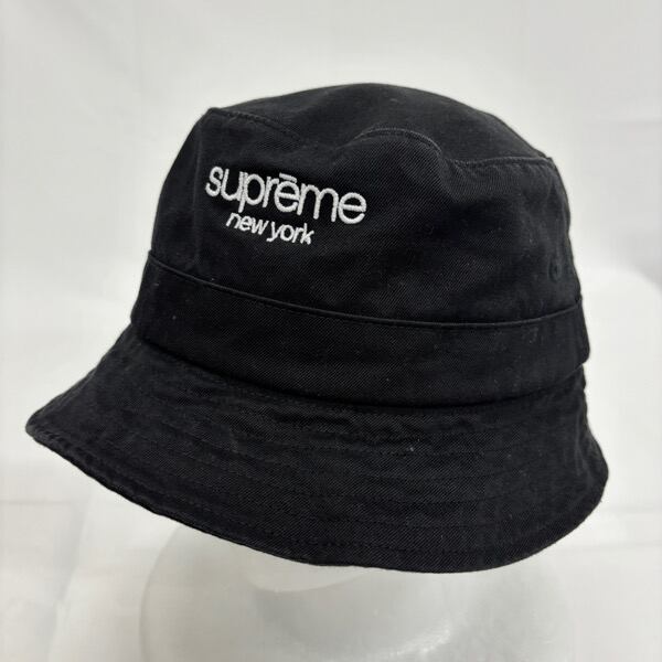 ⭐️美品⭐️ Supreme シュプリーム バケットハット　クラッシャー　ブラック Supreme/シュプリーム【24AW】Classic Logo Crusher クラシック ロゴ