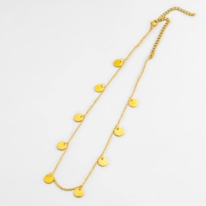 316L pailletten chorker necklace  #n100　☆