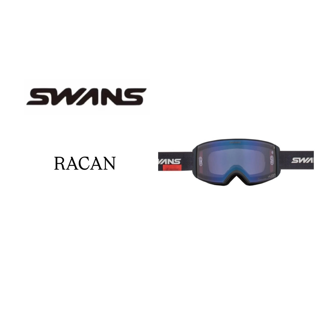 特典あり】 25-26モデル . SWANS . 『 RACAN 』Black . RA-F-XED-LG