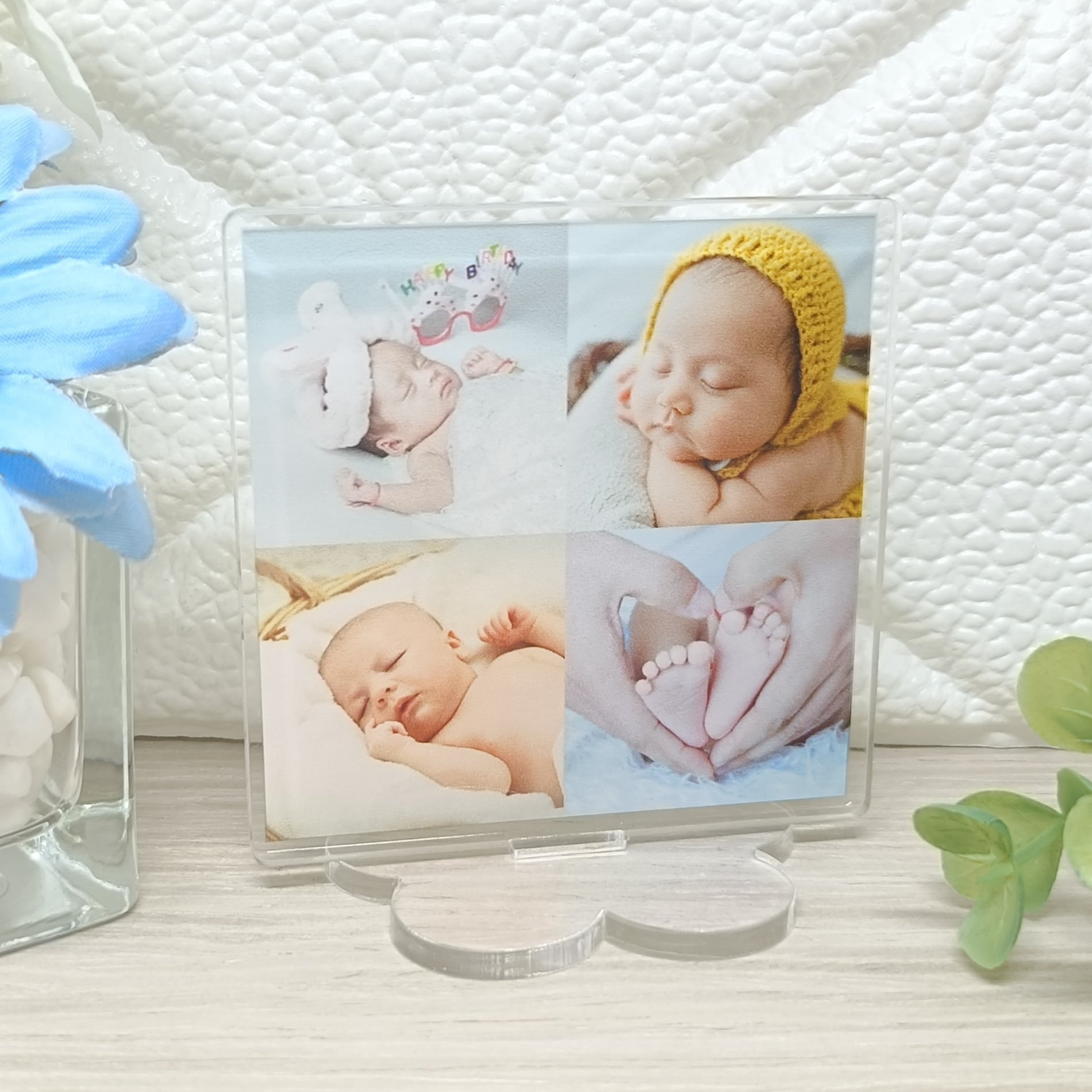 【文字なし】4枚フォトアクリルスタンド 1個