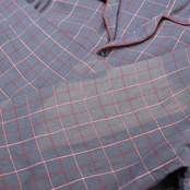 ATLAS check pajama shirt