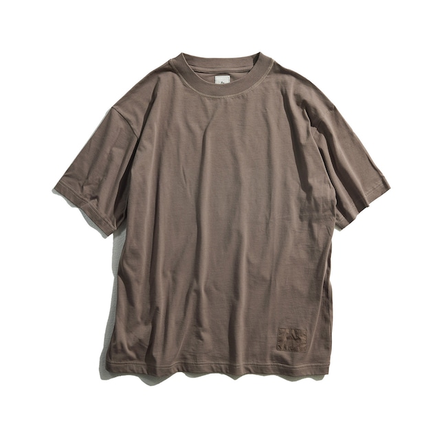 PIPING PK S/S TEE / ラインポケット半袖T(BROWN)