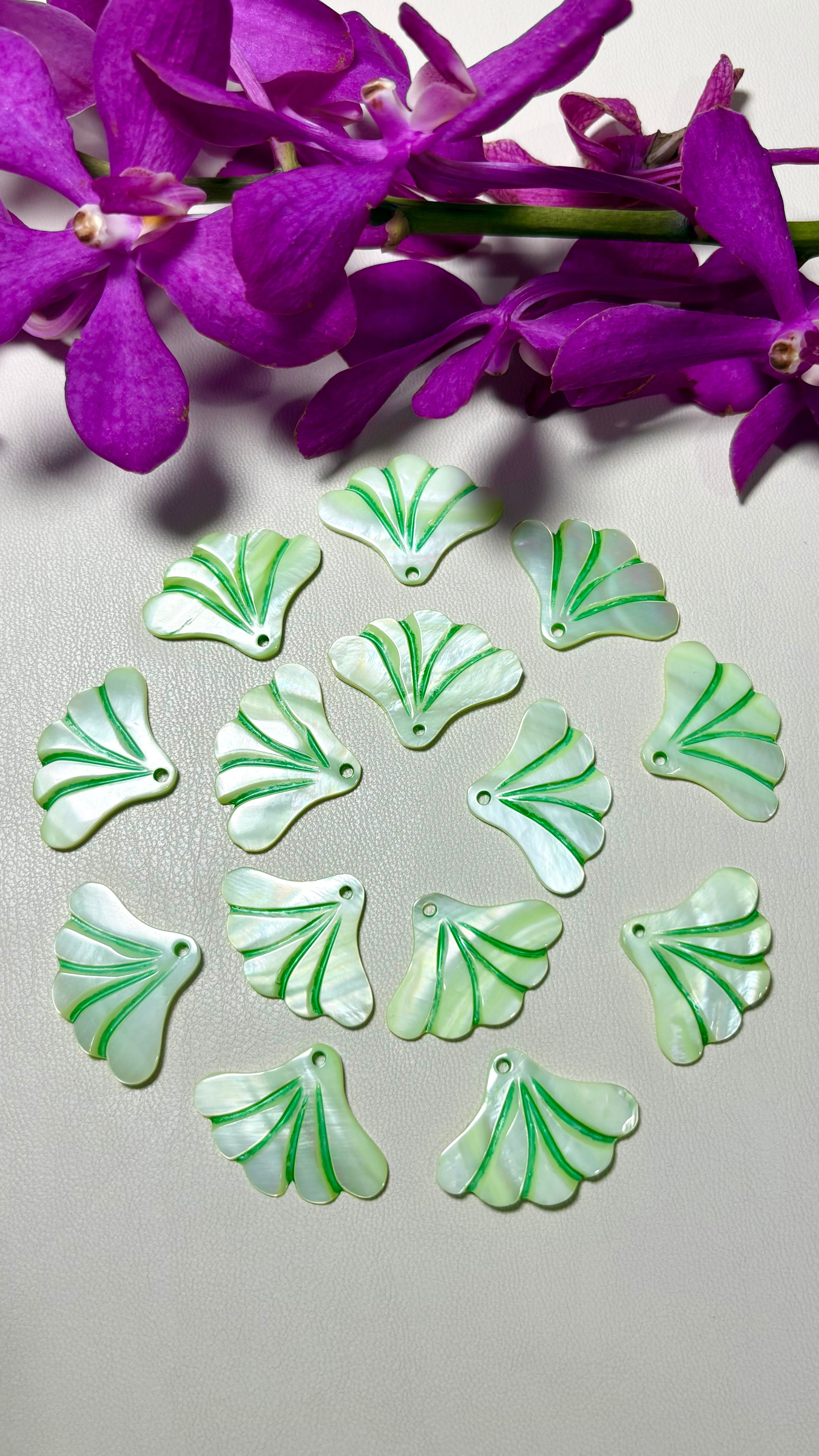 Greenn shell frill carving / グリーンシェルフリルカービング