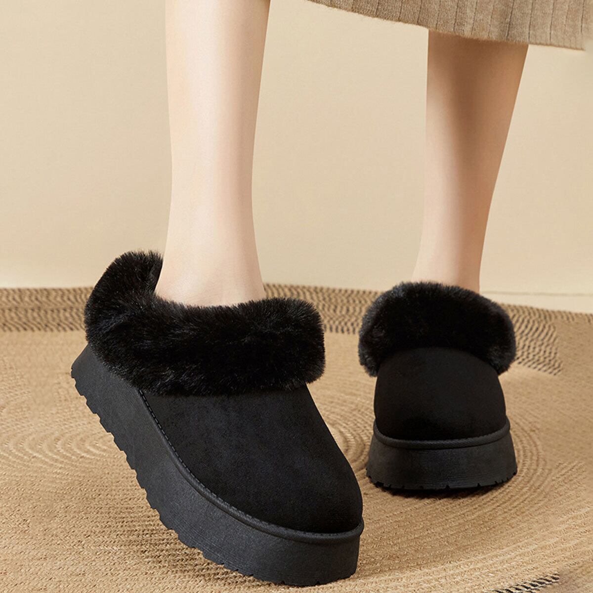 アンクル ムートンブーツ レディース 秋冬 韓国 厚底 ショートブーツ 防寒 保温 ふわふわ 暖かい フェイクファー おしゃれ 大人 かわいい 裏起毛 モカシン 歩きやすい 大人可愛い 大人女子