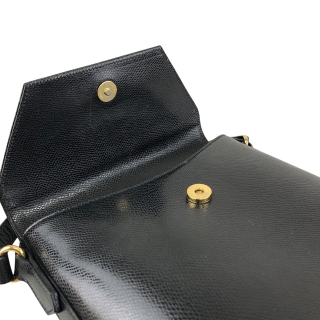Yves Saint Laurent イヴ・サンローラン ショルダーバッグ ブラック Ｙスタッズ レザー vintage ヴィンテージ オールド umrsfj