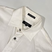 BURBERRY BLACK LABEL バーバリー ノバチェック 長袖 カフスシャツ ドレスシャツ39/ホワイト メンズ