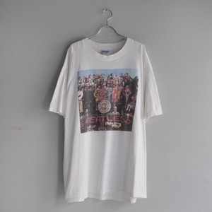 【VINTAGE】“THE BEATLES” 『Sgt.Pepper’s Lonely Hearts Club Band』 90’s~ Double Side Printed Rock T-shirt s/s