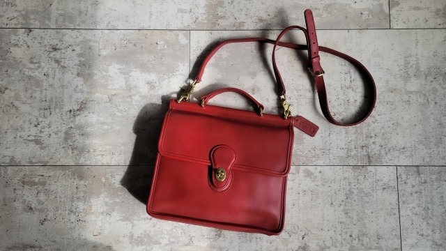 65 COACH コーチ レザー 2WAY ハンドバッグ ショルダーバッグ COACH 