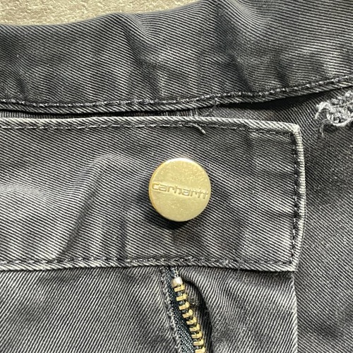10s 茄子紺 ダブルニー Carhartt カーハート 32×32 詳細写真10