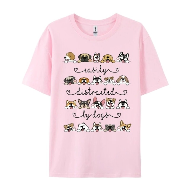 T-shirt  -dog friends- 　　a-t238