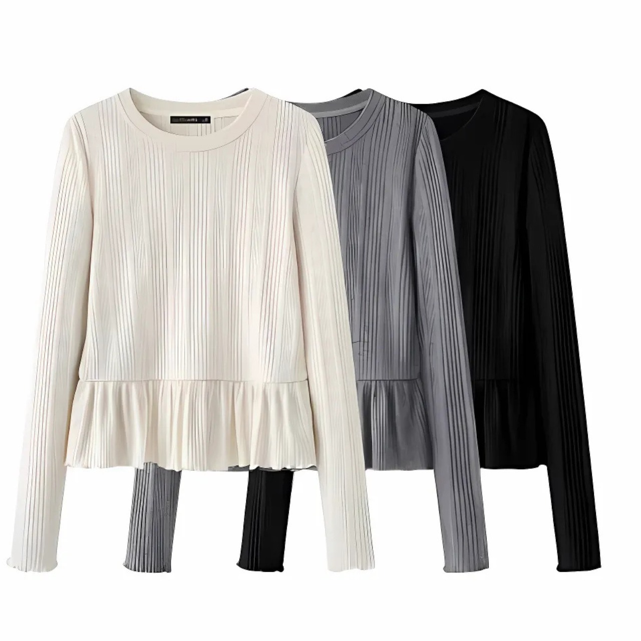 Peplum RibTop F0125