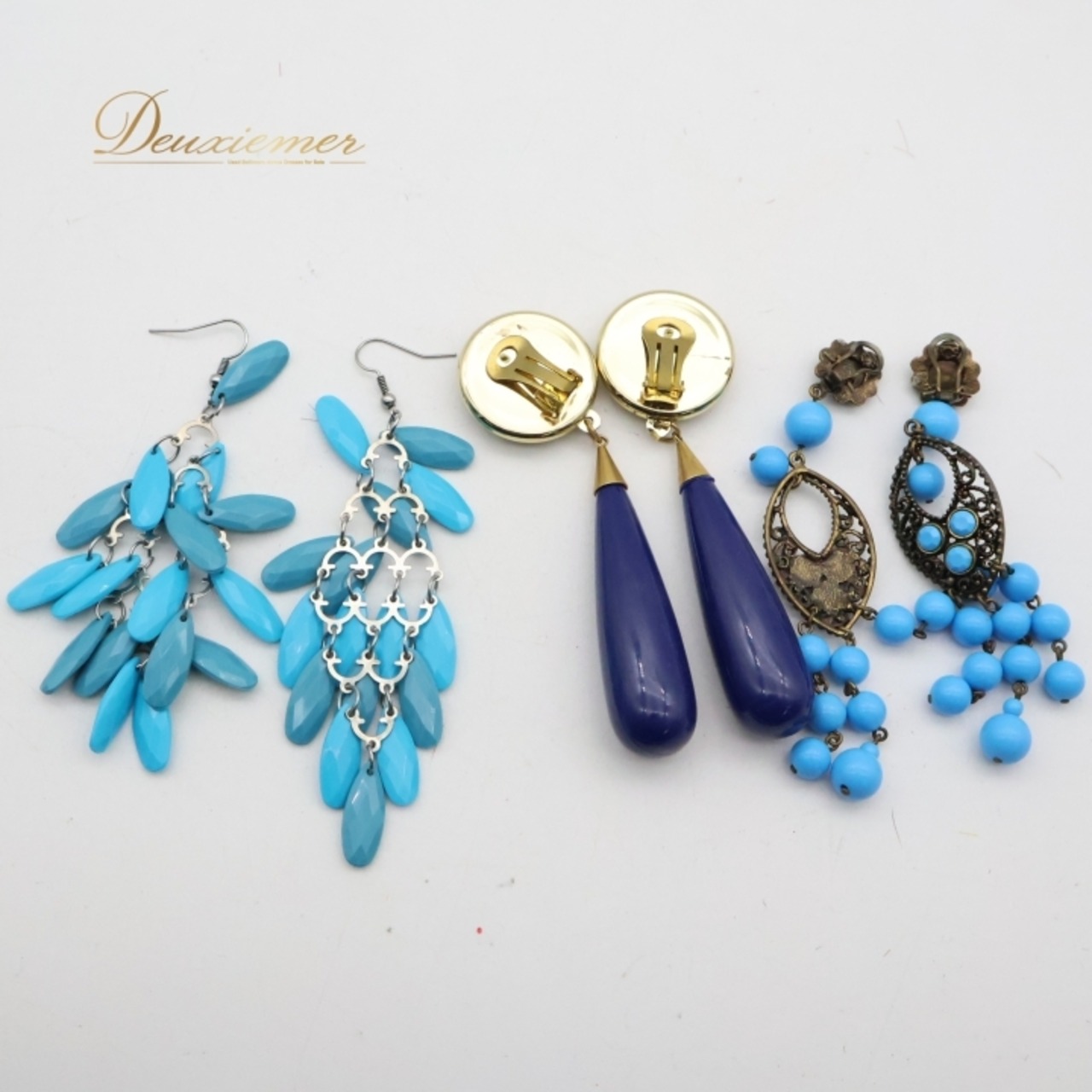 フラメンコ 小物 小道具 アバニコ ペイネタ ピアス イヤリング 扇子 ラメ アクセサリー まとめ売り セット ブルー系 水色 青 舞台 イベント 発表会 アクセサリーセット ダンス小道具 フラメンコ衣装 アバニコセット おしゃれ パーティー