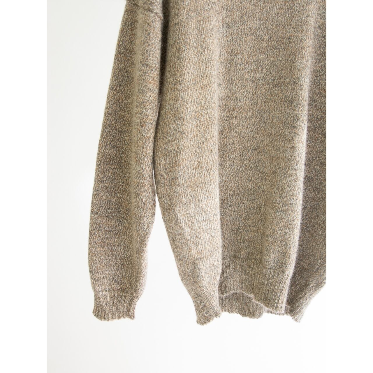 【Unknown Brand】Crew Neck Alpaca Sweater(クルーネック アルパカセーター ニットプルオーバー)