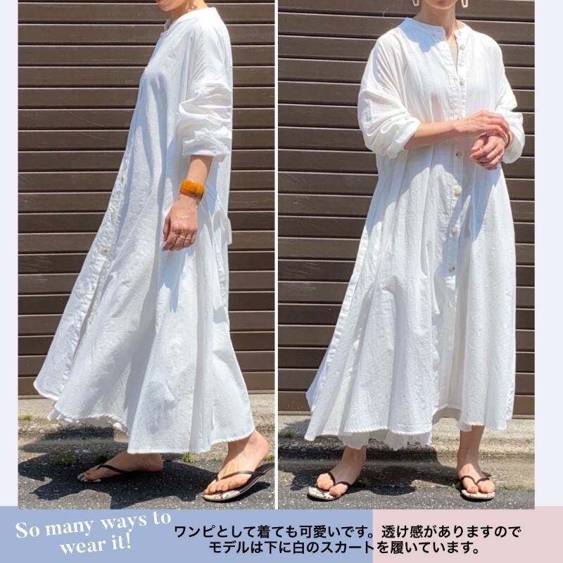 低身長様 高身長様向けサイズ有 即納 予約 ボリュームテント シャツワンピース 紐ベルト付き So 09 She S Closet