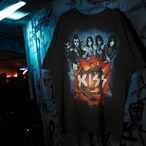 10S ALSTYLE 【KISS】「THE HOTTEST SHOW ON EARTH 」tour T-shirt キッス　ツアーTシャツ　バンドTシャツ　ブラック
