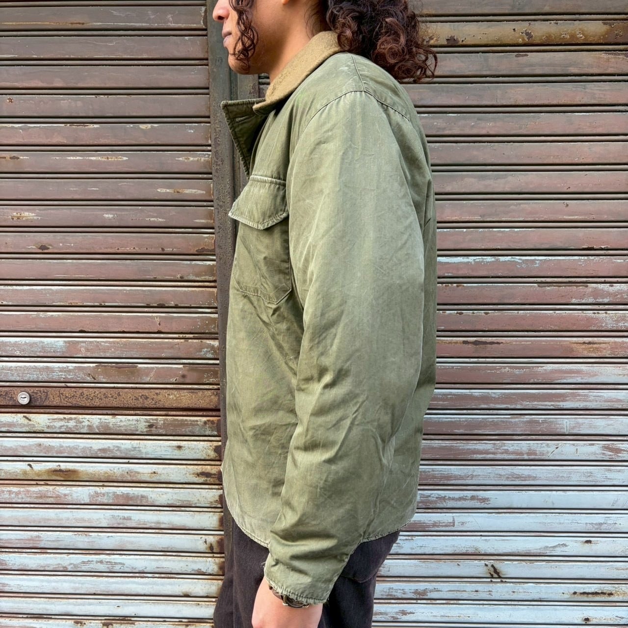 貴重 50's U.S.NAVY 米軍 実物 USN サブマリンジャケット デッキ