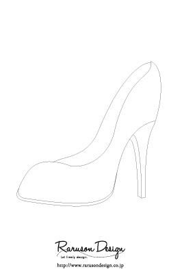 【再販・数量限定】ポストカード ハイヒール ※ボールクレイ別売り