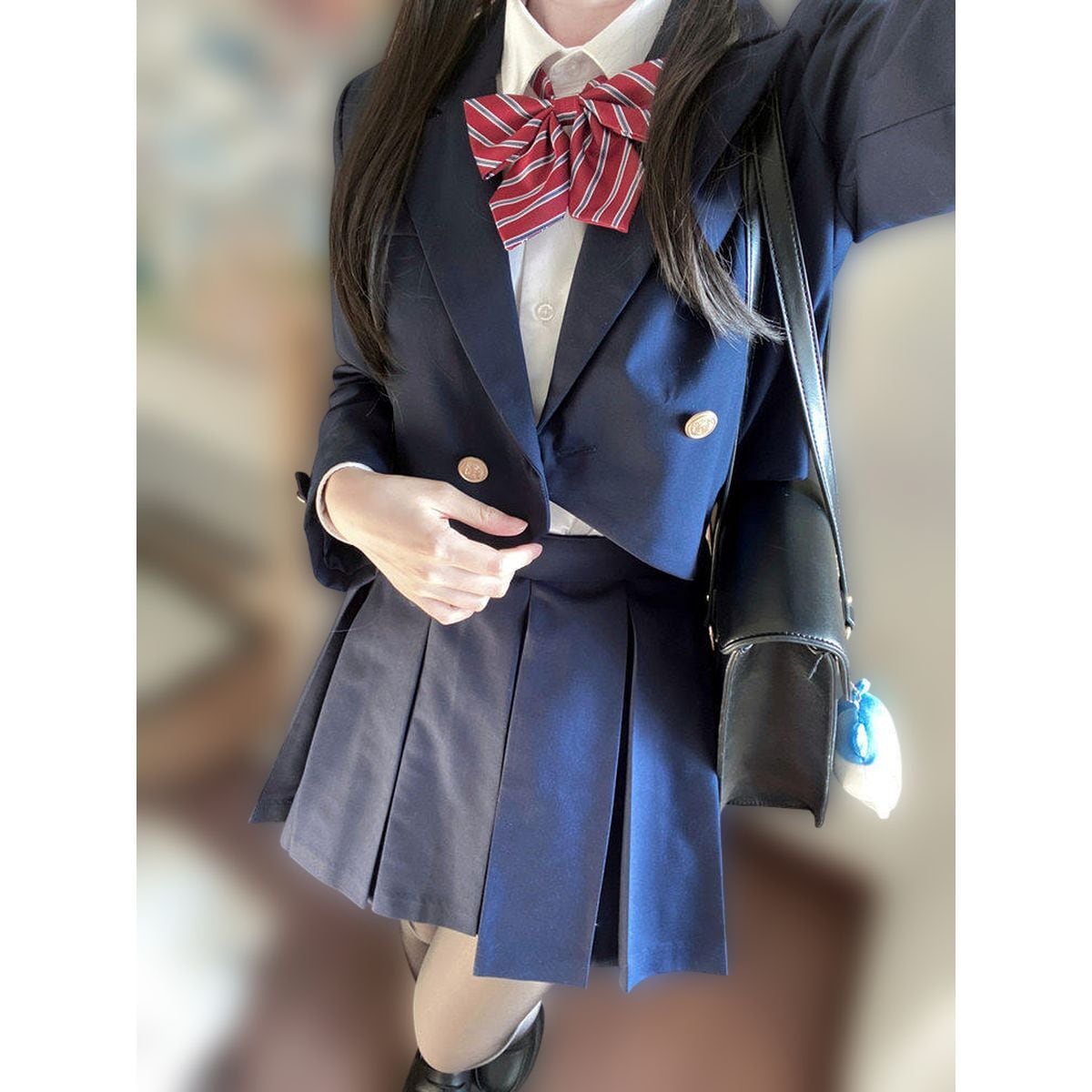 ダブルブレストネイビー制服セットアップ | Maiden's Rêve