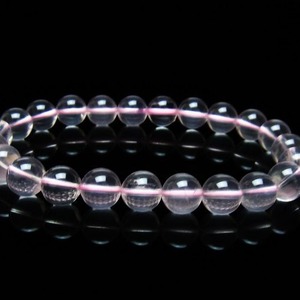 スターミルキークォーツ ブレスレット 9mm スター効果 ピンク 一点物 メール便可 [M便 1/10] 111-37696