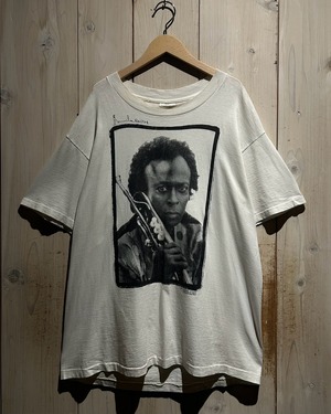 【a.k.a.C.a.k.a vintage】90's “Miles Davis” Photo Graphic Vintage  T-Shirt