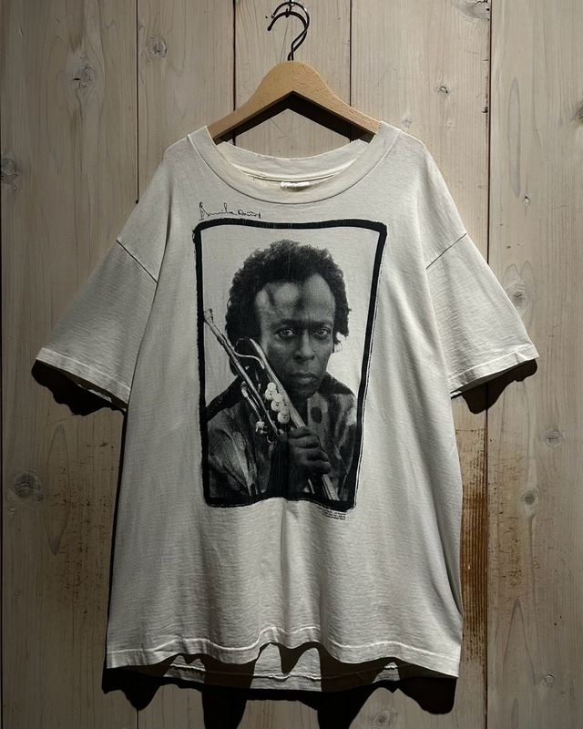 【a.k.a.C.a.k.a vintage】90's “Miles Davis” Photo Graphic Vintage  T-Shirt