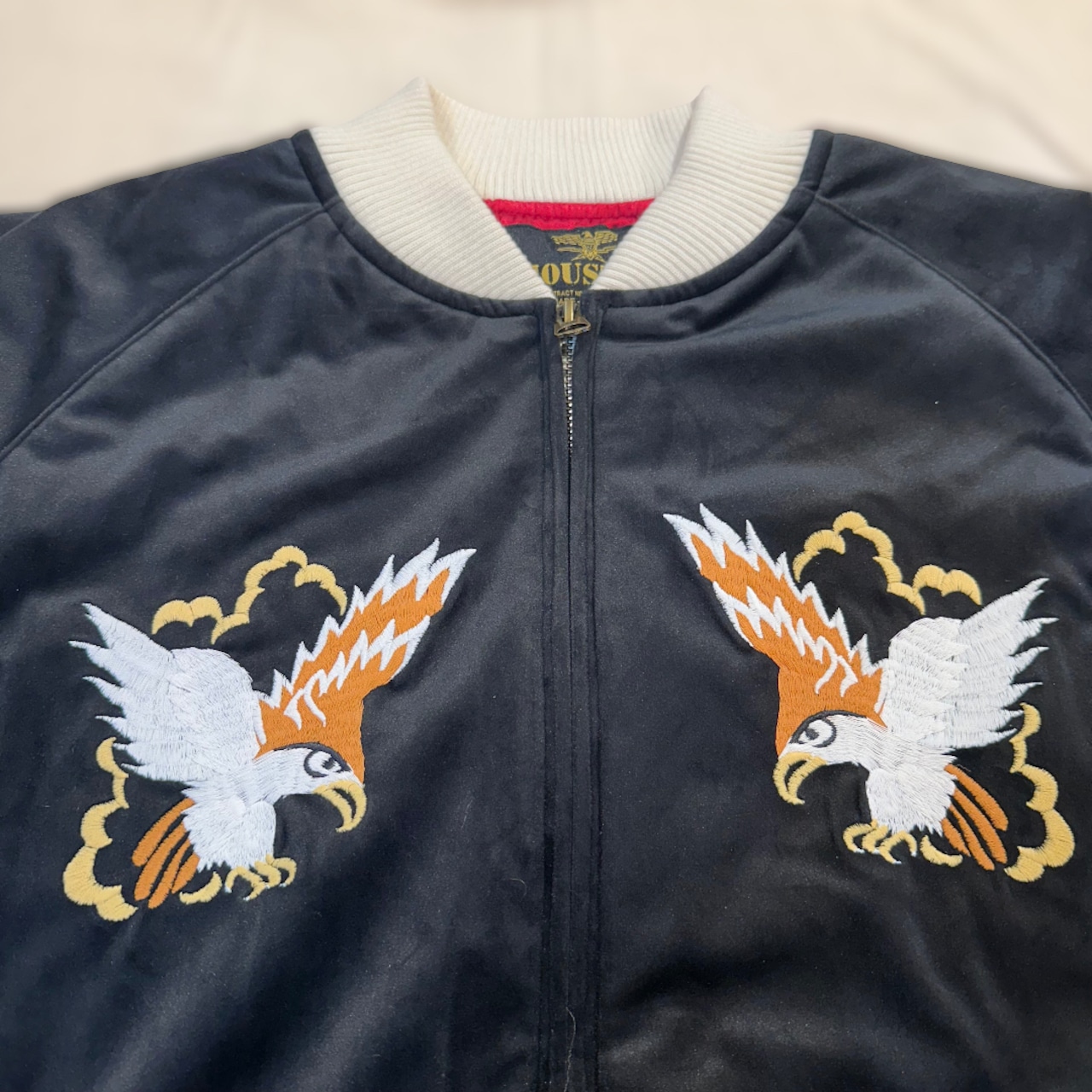 【HOUSTON / ヒューストン 51524 VELVETEEN SOUVENIR JACKET (MAP) / 別珍スーベニアジャケット】