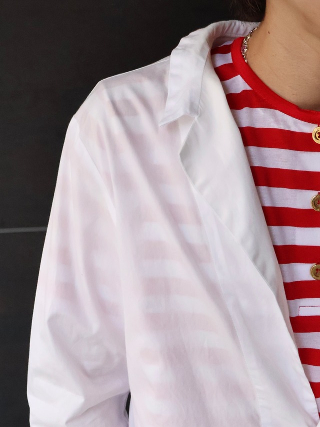 【Yohji Yamamoto】tailored collar shirt