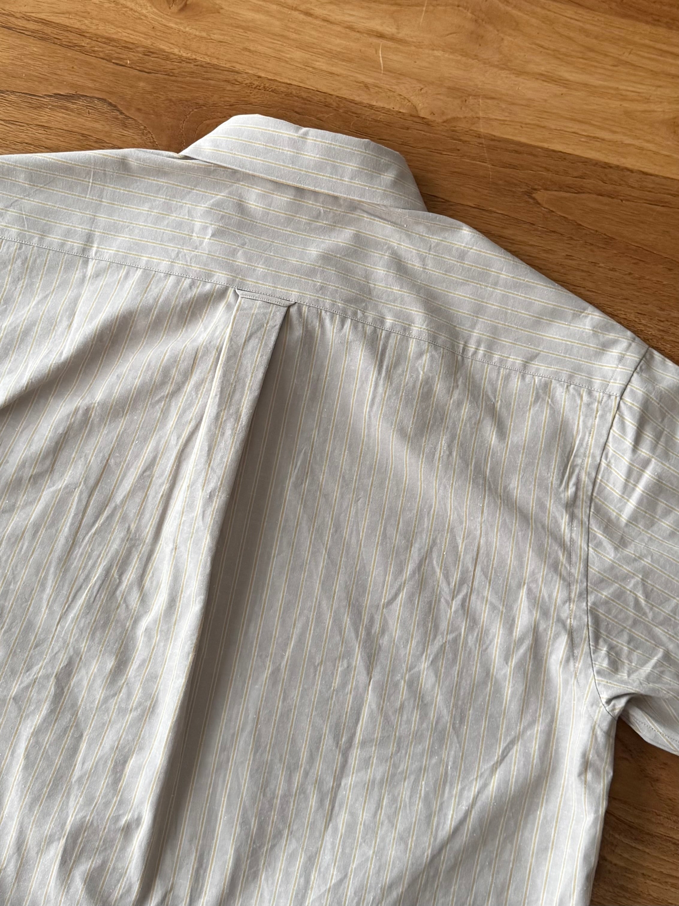 CABARET POVAL / STRIPE S/S SHIRT - LIGHT GREIGE | DEXIM