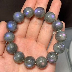 希少大玉✩グラデーション風シラーラブラドライトブレスレット