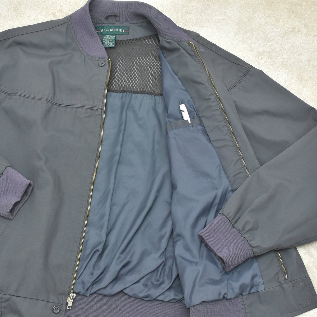 90s～ HILL & ARCHER cap shoulder jkt | 古着屋 grin days memory