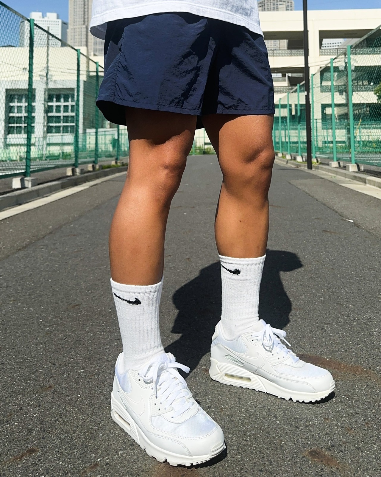 BASIC ONE POINT VERSATILE SHORTS - NAVY