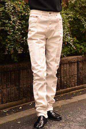 MM6 Maison Margiela / vintage design center line denim pants.