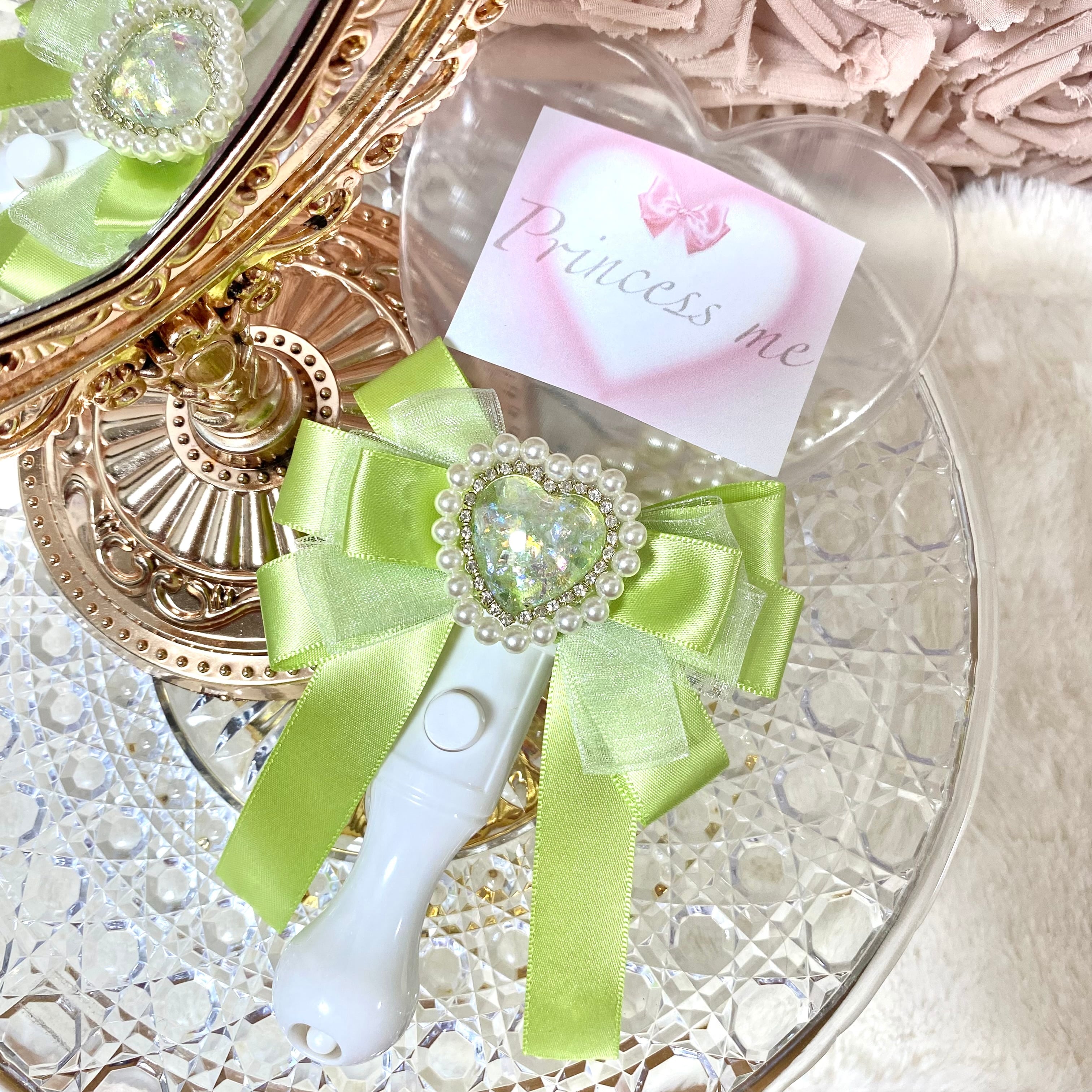 オーロラハートメンバーカラーキンブレリボン/ペンライトリボン(ライト