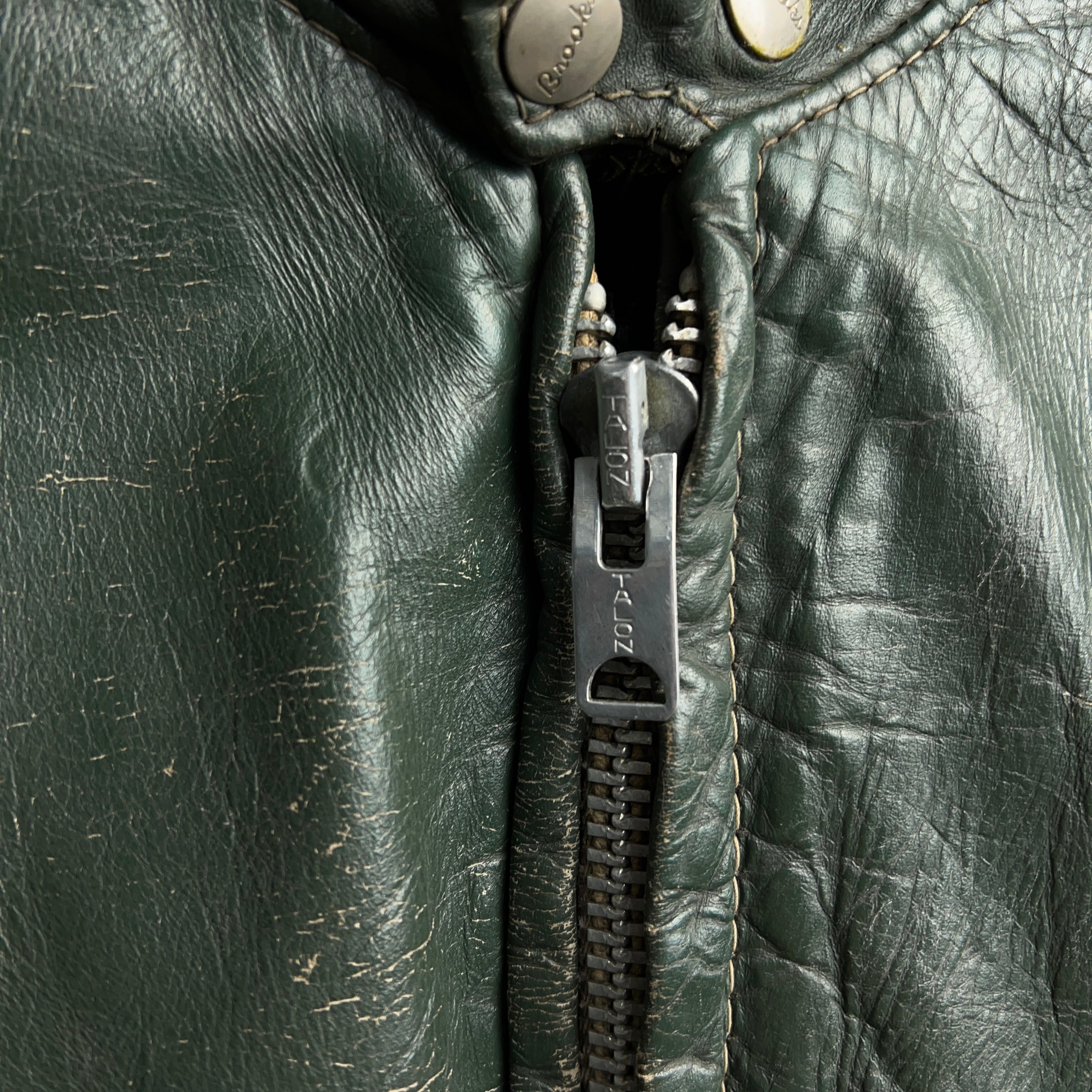60's~70s “Brooks” Single Riders Leather Jacket 60年代 70年代 60's~70s “Brooks” Single Riders Leather Jacket 60年代 70年代