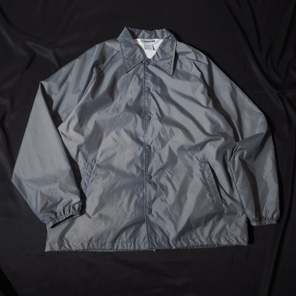 Haband mat silver color nylon coach jacket (made in Sri Lanka)