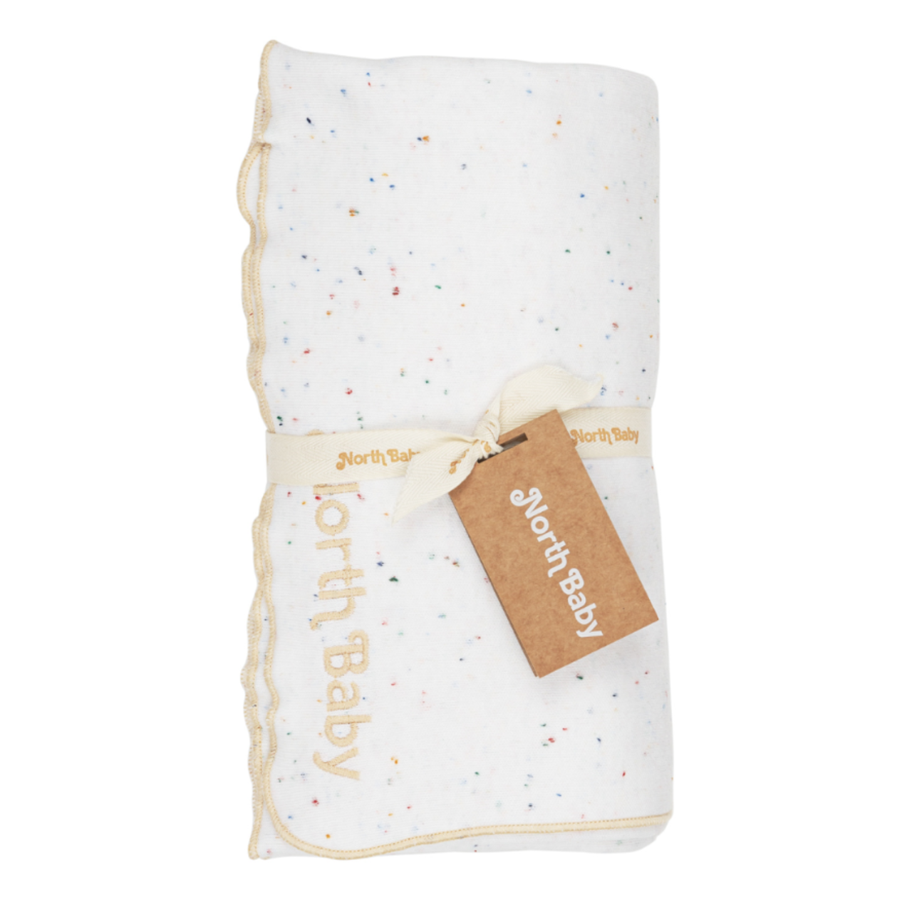 NorthBaby　XXL Organic Blanket White Milk