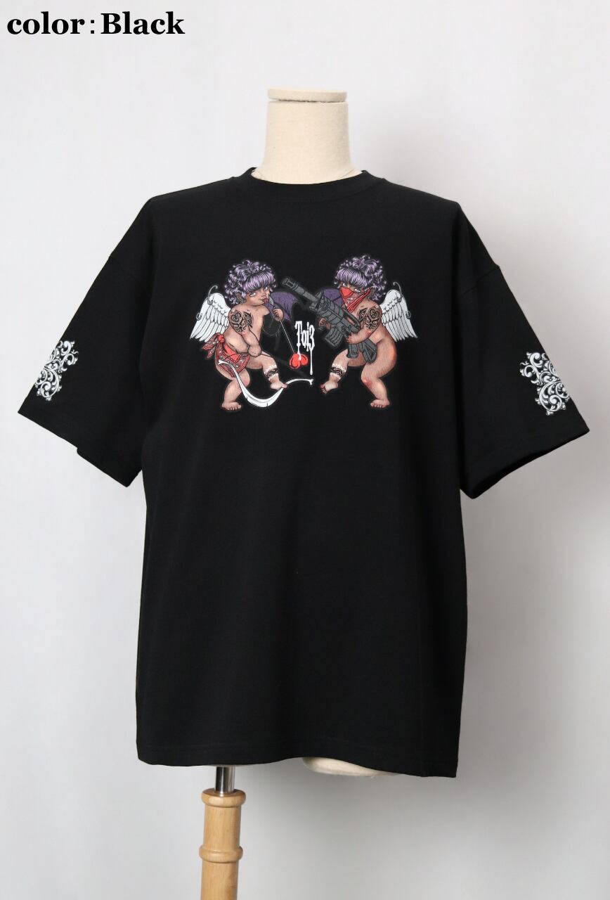 AngelDevil T-shirt(エンジェルデビル ティーシャツ)【Black】 | Toi3