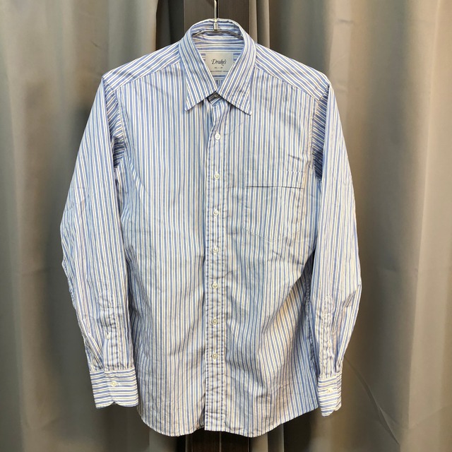 DRAKE’S COTTON STRIPE SHIRT 《39》