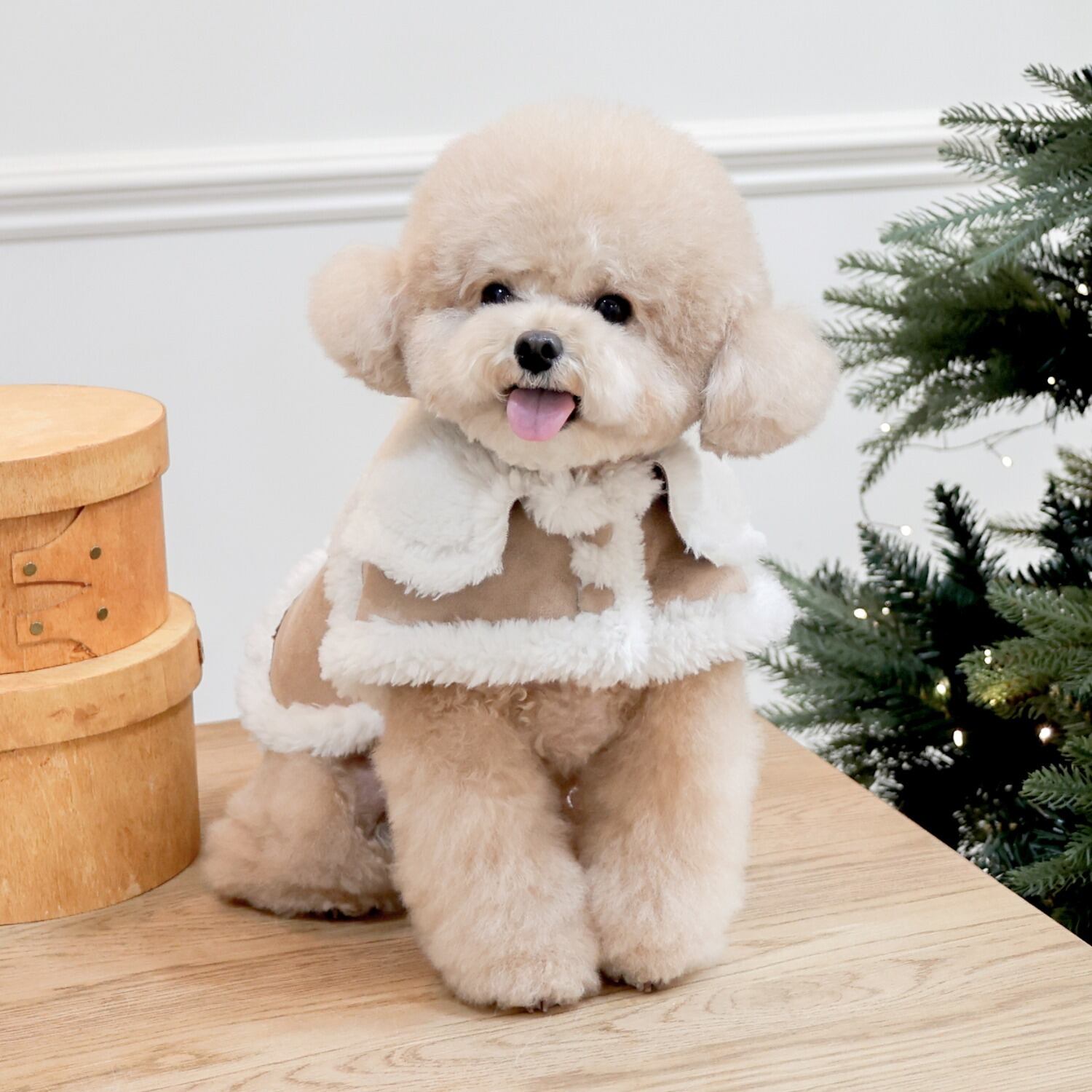 未使用】OHGA RIVER PONCHO リバーポンチョベージュ-Kenkenさま